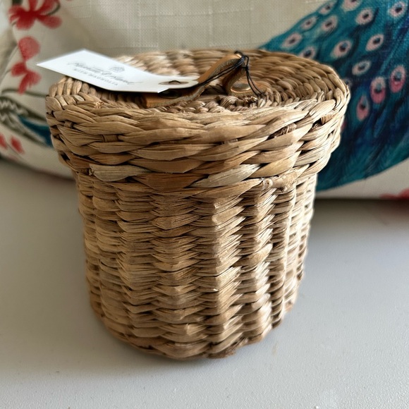 Hearth & Hand Other - Hearth & Hand Small Woven Basket with Lid